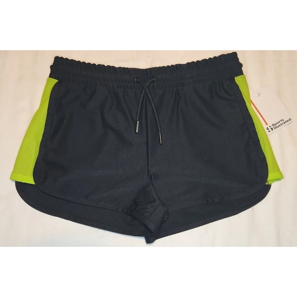 Sports Illustrated Big Girls Mid Rise Moisture Wicking Running Short XL (16) NWT
